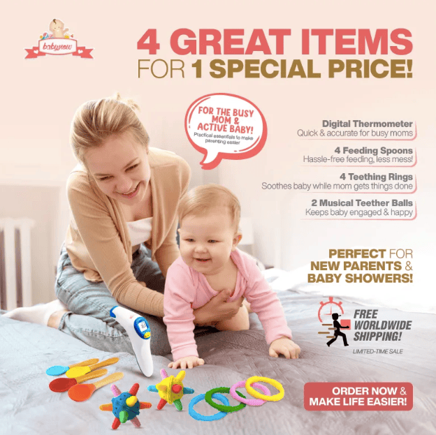 New Baby Giftset 4 Babycare Essentials for Mum & Baby 👶