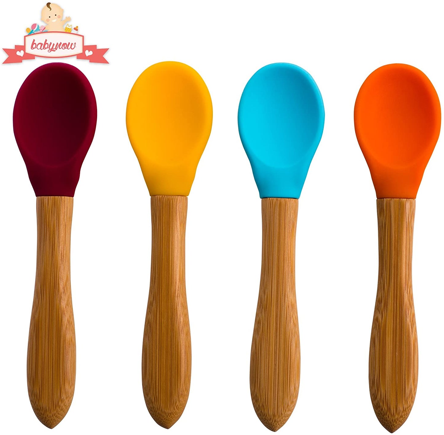 baby spoons 4 colors