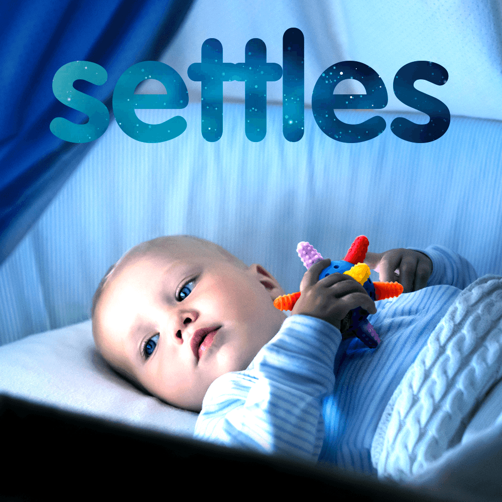 Baby Teether Balls [2 Pack] Sensory Pacifier Music Bell Rattle